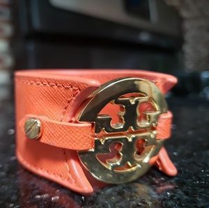Tory Burch orange cuff